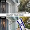 G128 Combo Pack: 6 Feet Tangle Free Spinning Flagpole (Black) Israel Israeli Flag 3x5 ft Printed 150D Brass Grommets (Flag Included) Aluminum Flag Pole